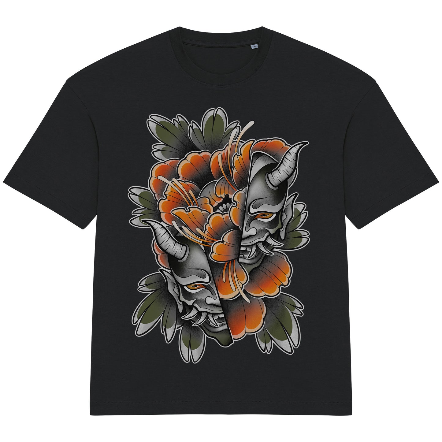 Shirt Hannya | Zwart